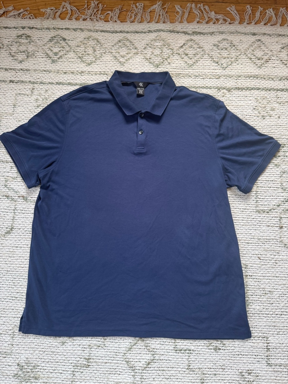 Calvin Klein Men's Dark Blue Polo Shirt